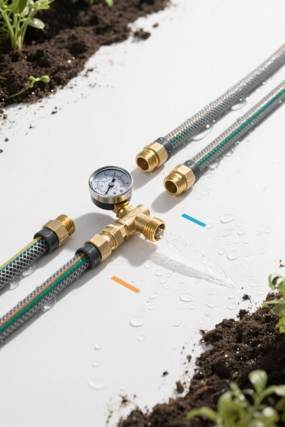 optimal soaker hose pressure