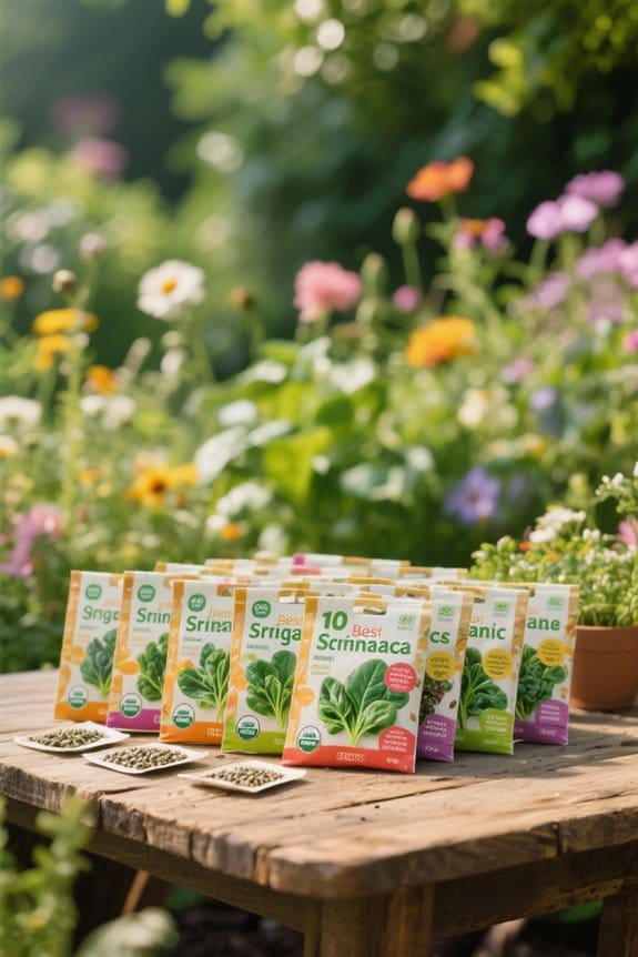 organic spinach seed varieties