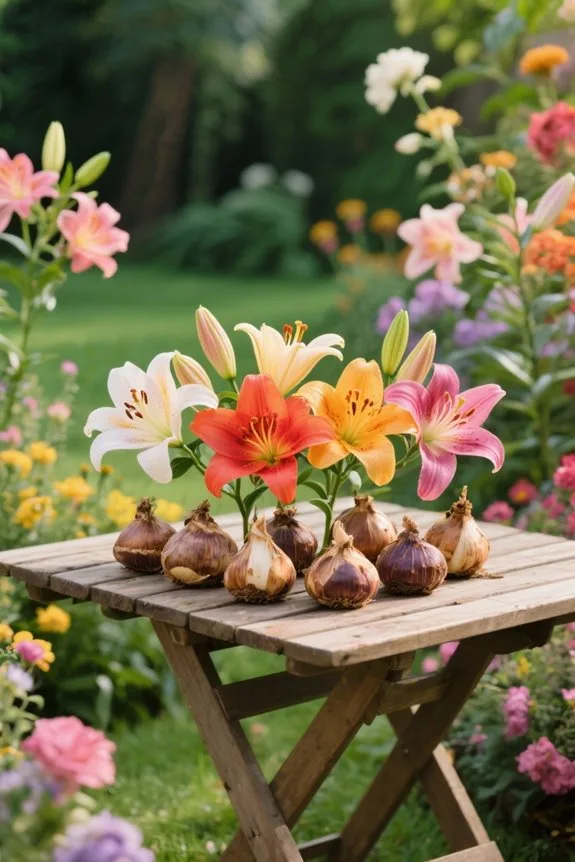 oriental lily bulbs selection