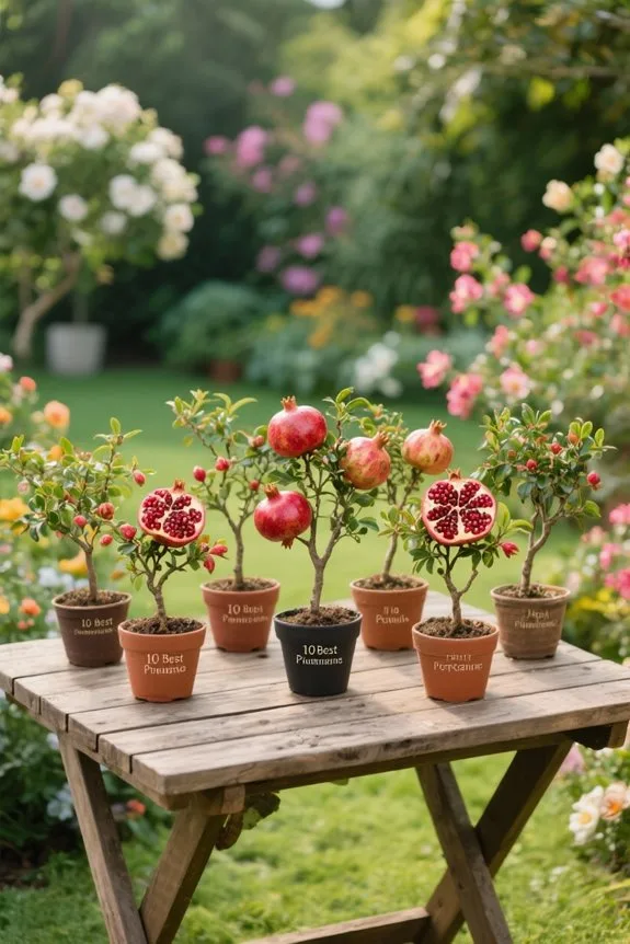 pomegranate trees for gardening