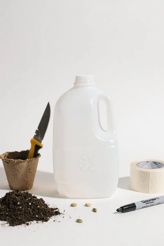 prepare milk jugs properly