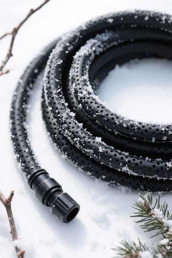 protect soaker hoses winterwise