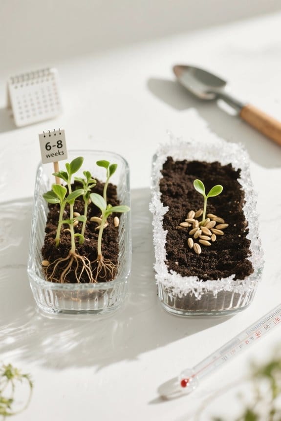 seed timing and transplanting