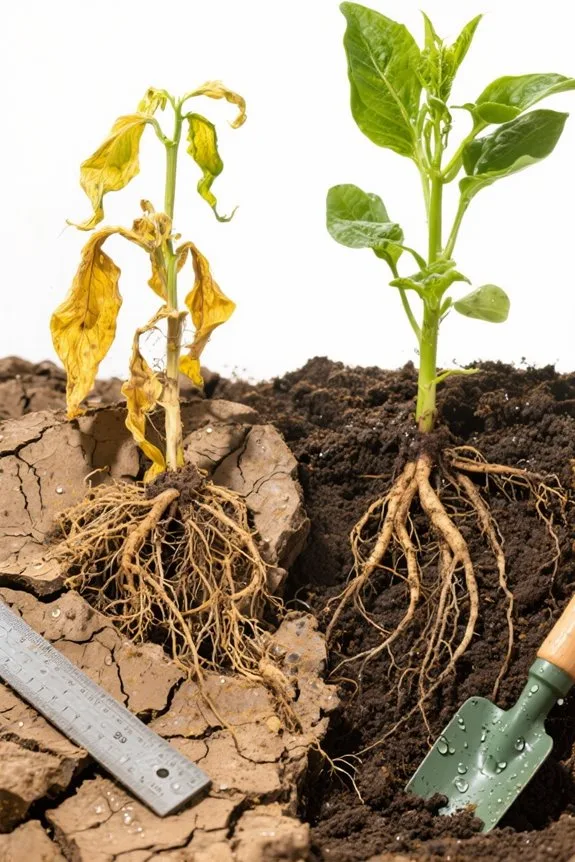shallow watering harms plants