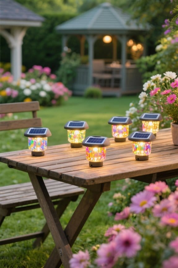 solar lights for gazebos