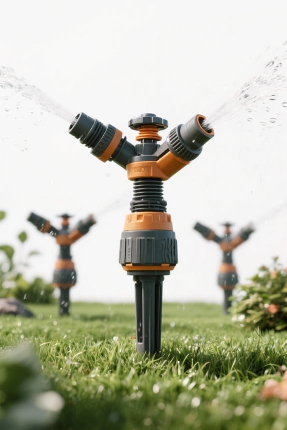 spray distance pressure regulation