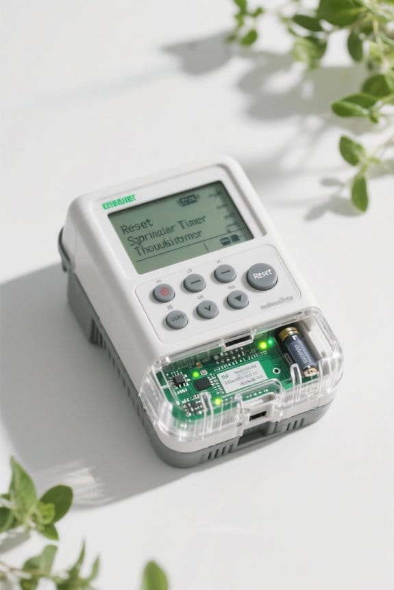 sprinkler timer troubleshooting guide