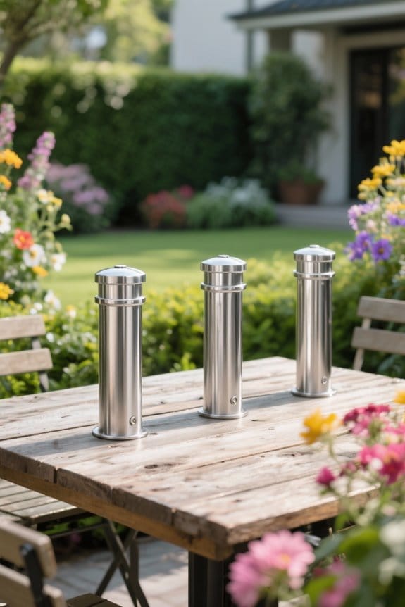 stainless steel bollards selection