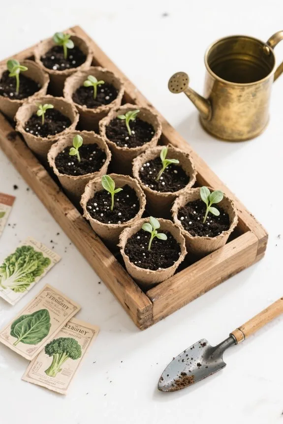 start seeds prepare beds