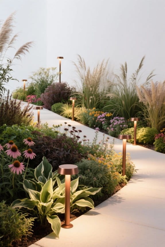 strategic garden lighting techniques