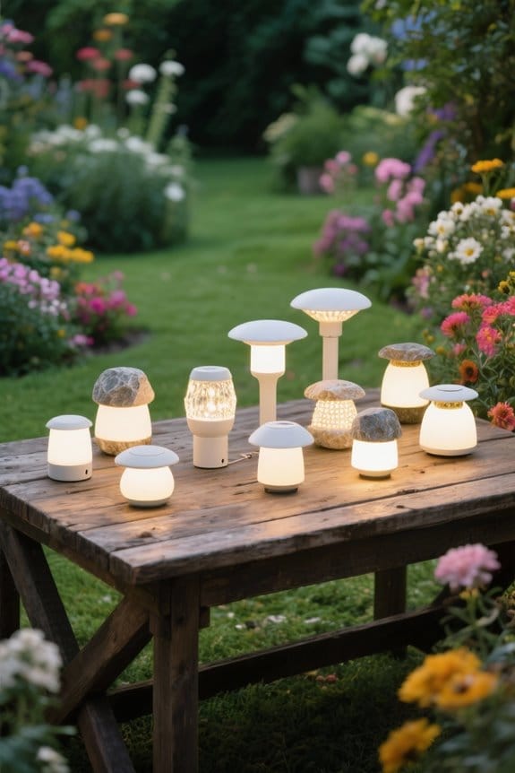 stunning garden ambiance lights