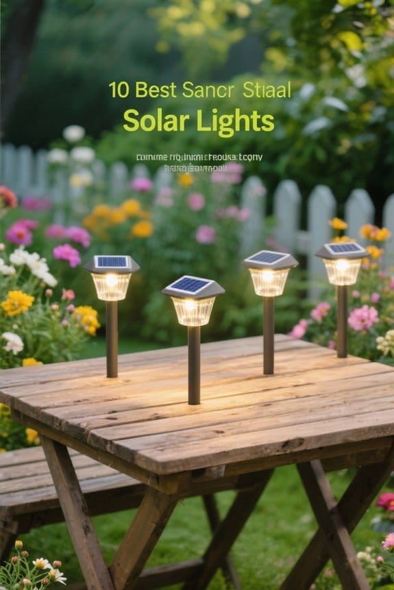 stylish fence post lighting