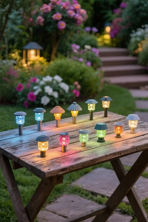 stylish outdoor garden lighting