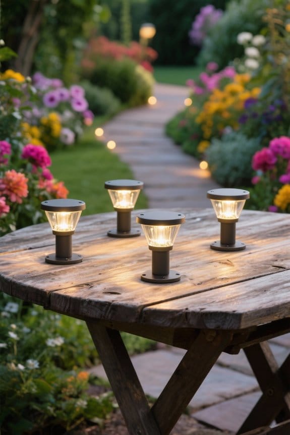 stylish outdoor path lighting