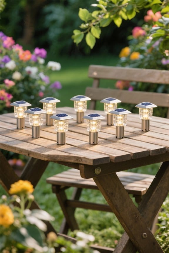 stylish outdoor solar lighting