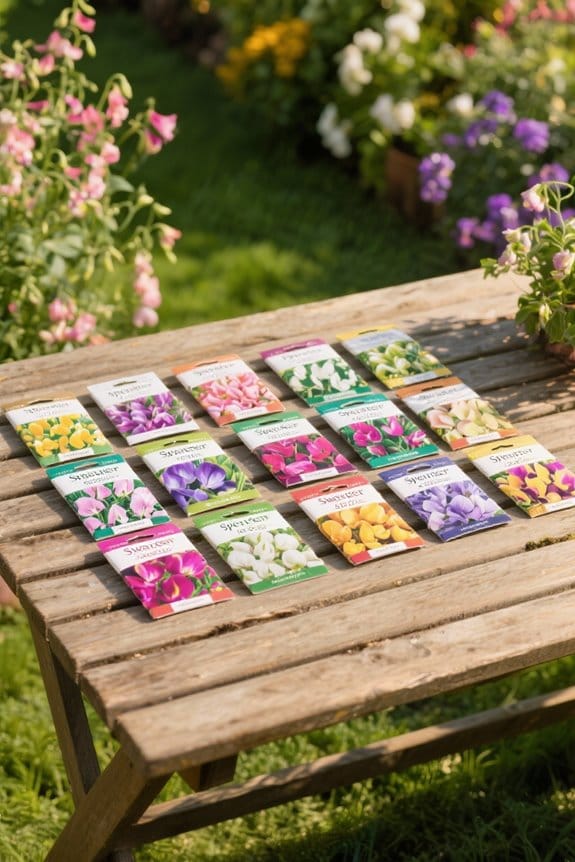 sweet pea seed varieties