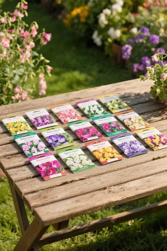sweet pea seed varieties