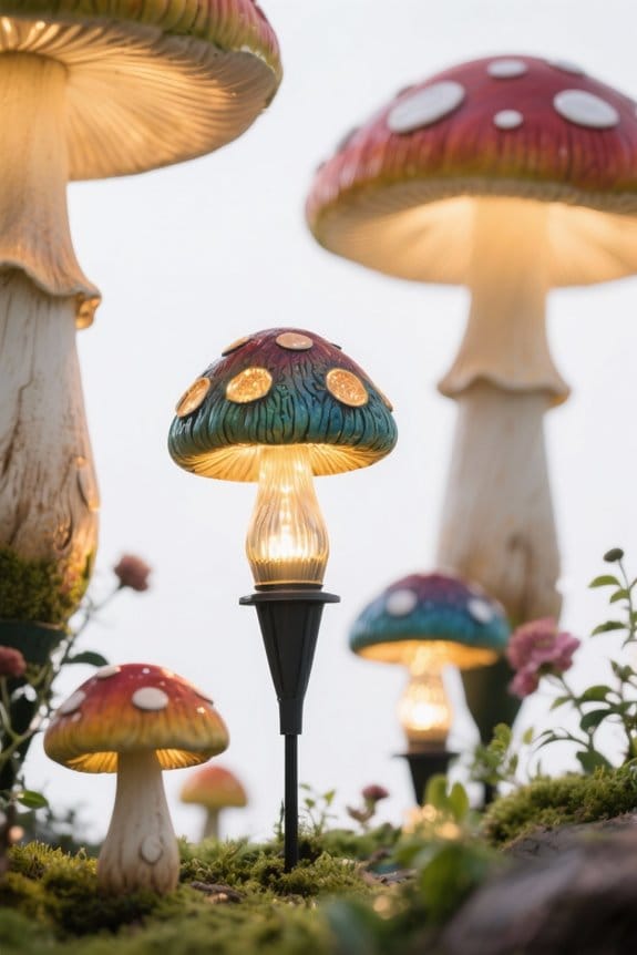 toadstool garden lights selection