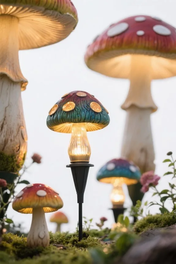 toadstool garden lights selection