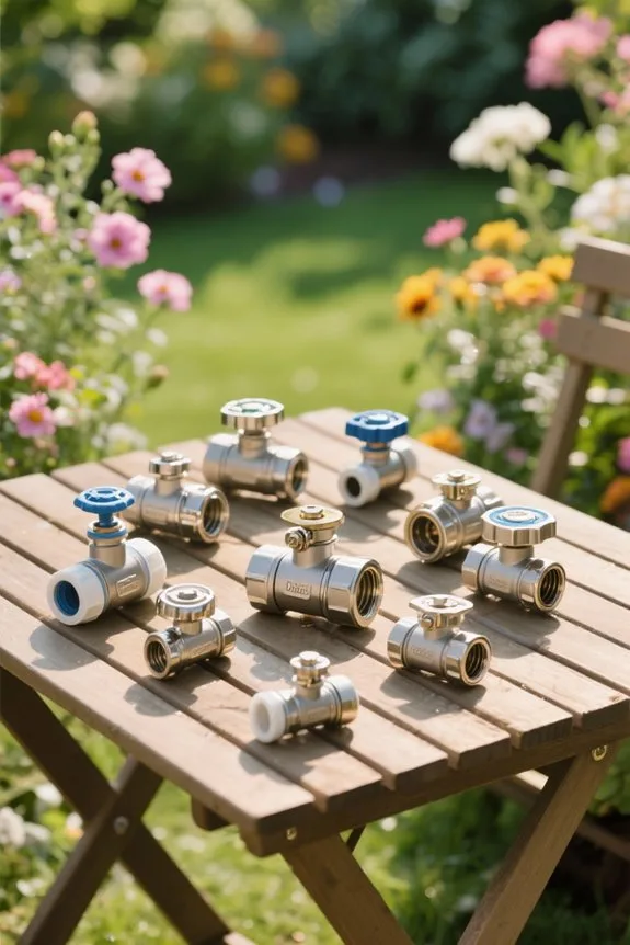 top irrigation ball valves