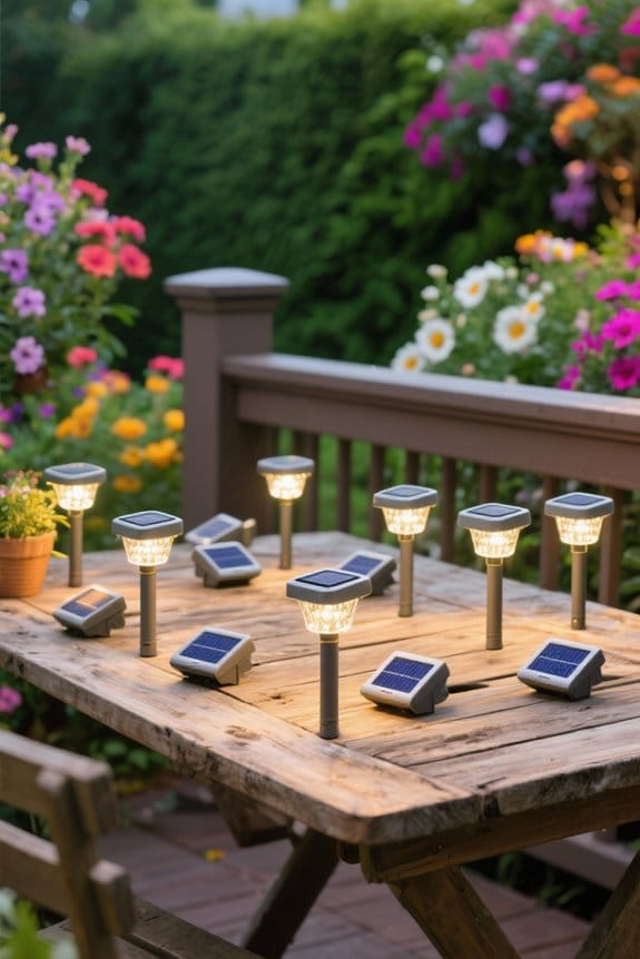 top solar deck lights