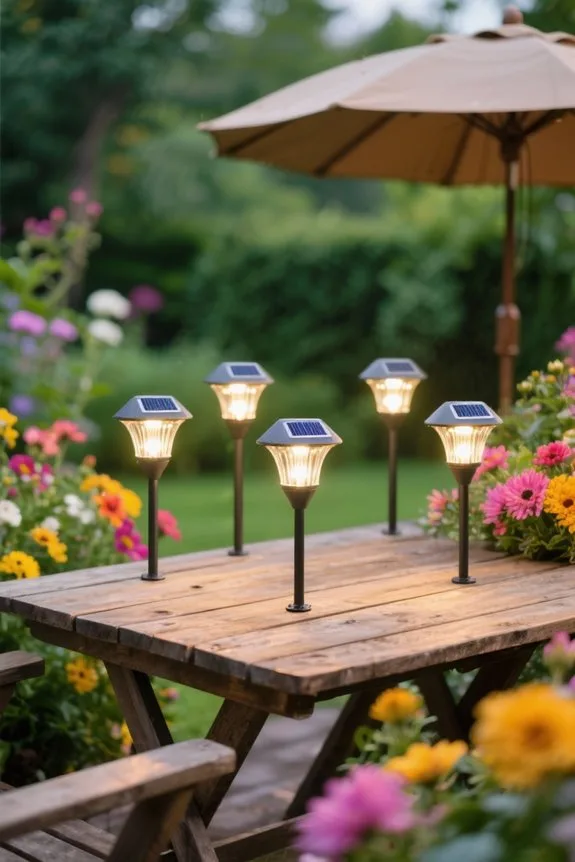 top solar umbrella lights