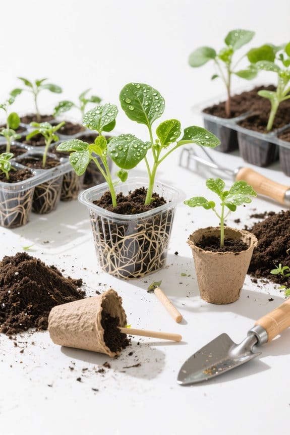 transplanting enhances vegetable growth