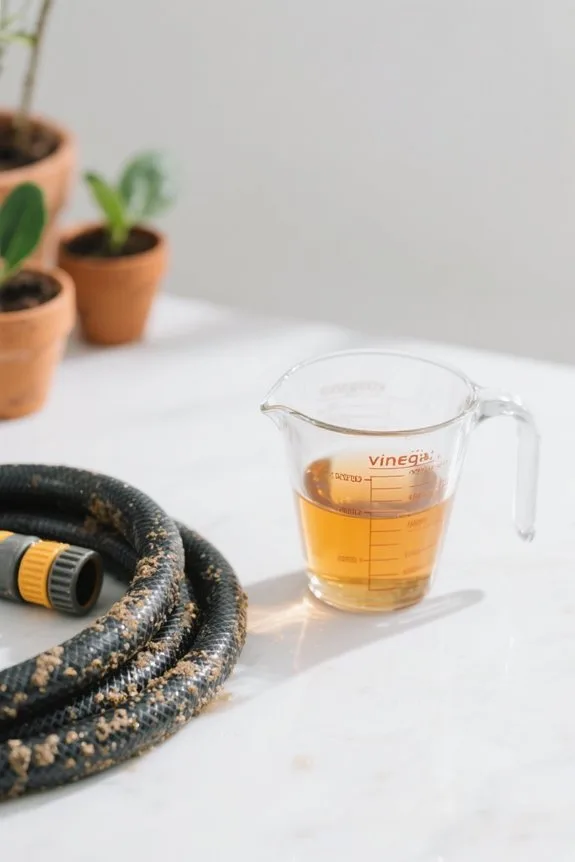 vinegar solution for unclogging