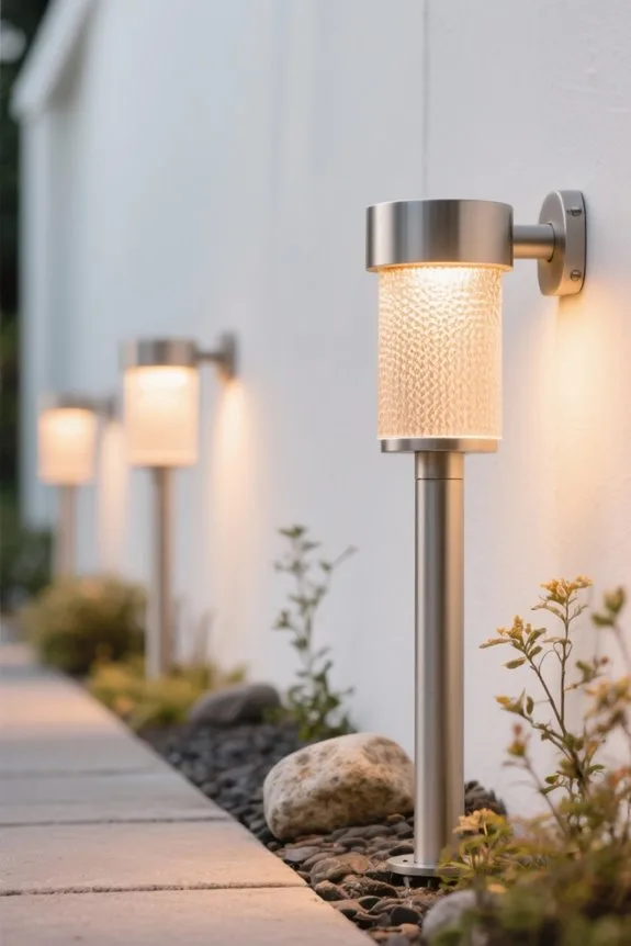warm white pathway lighting