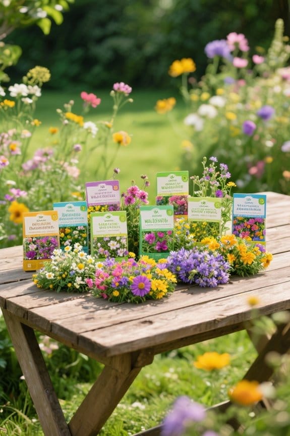 wildflower meadow garden mixes