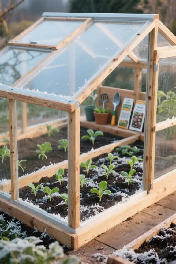 winter gardening with cold frames