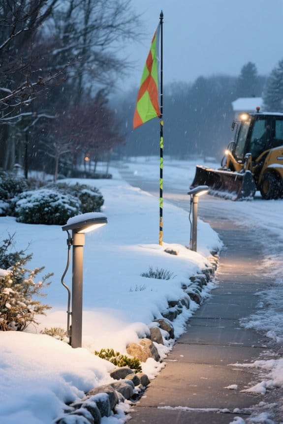 winter path light protection