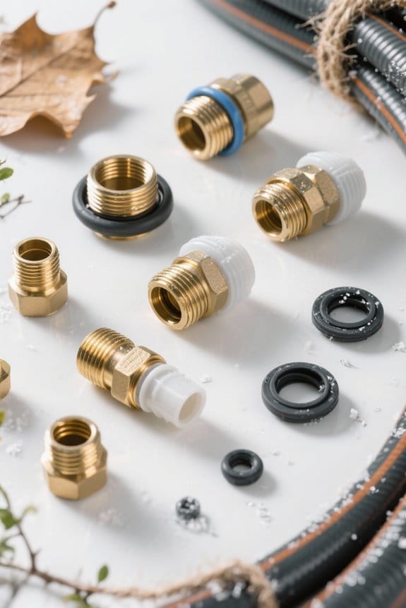 winterize hose fittings properly